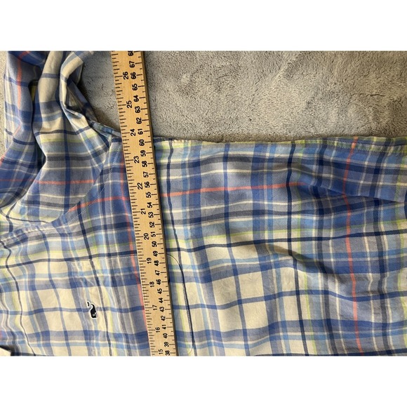 Vineyard Vines Large  Plaid Button Down Long Sleeve Shirt EUC - Picture 5 of 5